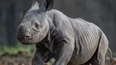 W Kenii urodził się młody czarny nosorożec, niosąc nadzieję dla gatunku na skraju wyginięcia